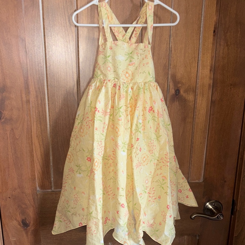 Cynthia Rowley Yellow Floral Kids Dress